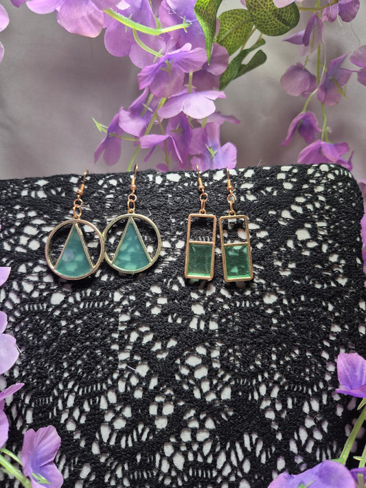 Boho Resin Earrings