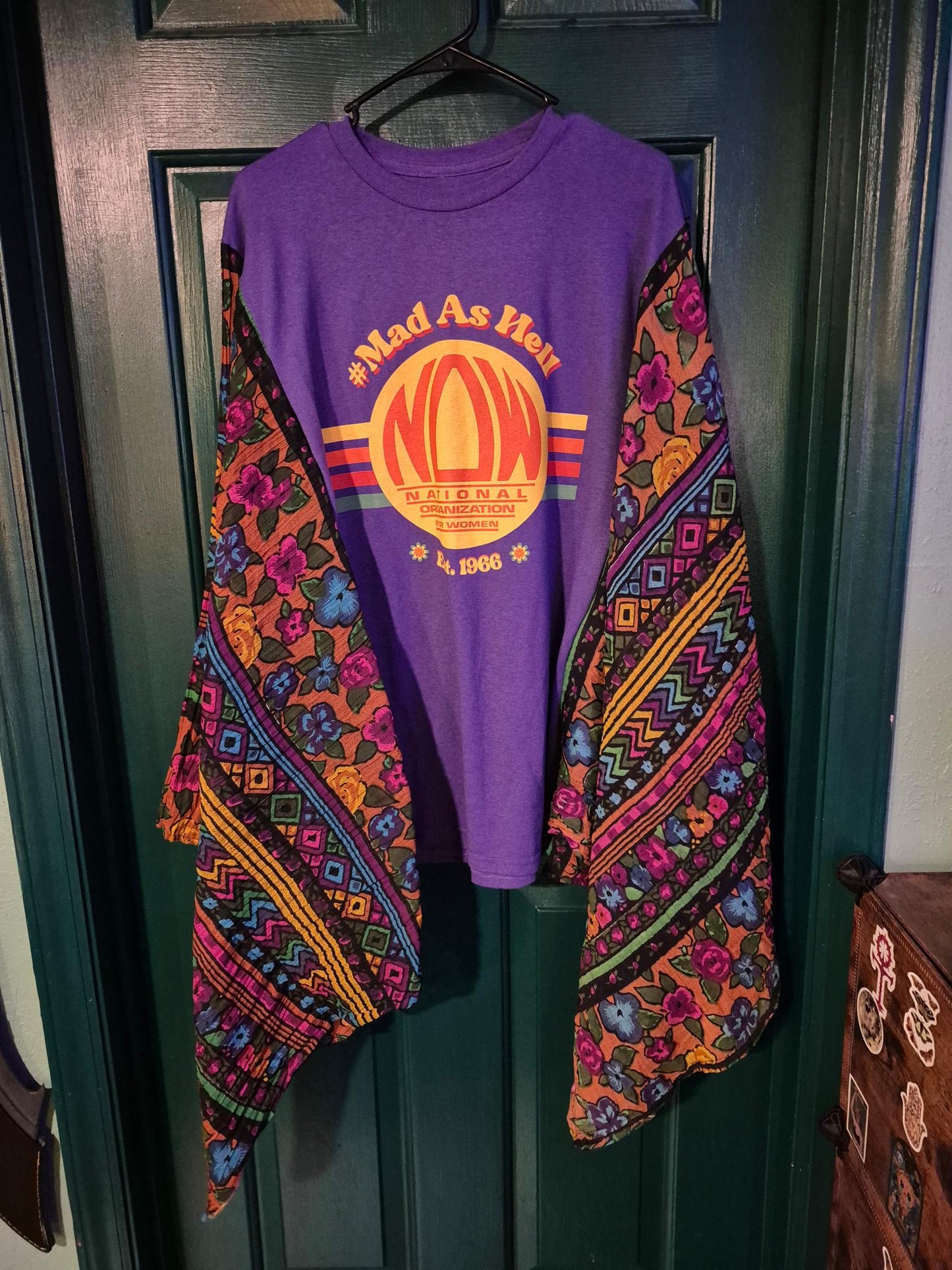 Boho Upcycled Top
